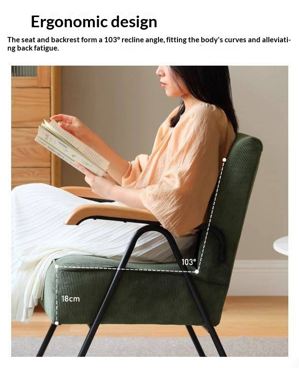 Fabric Single Retro Chair