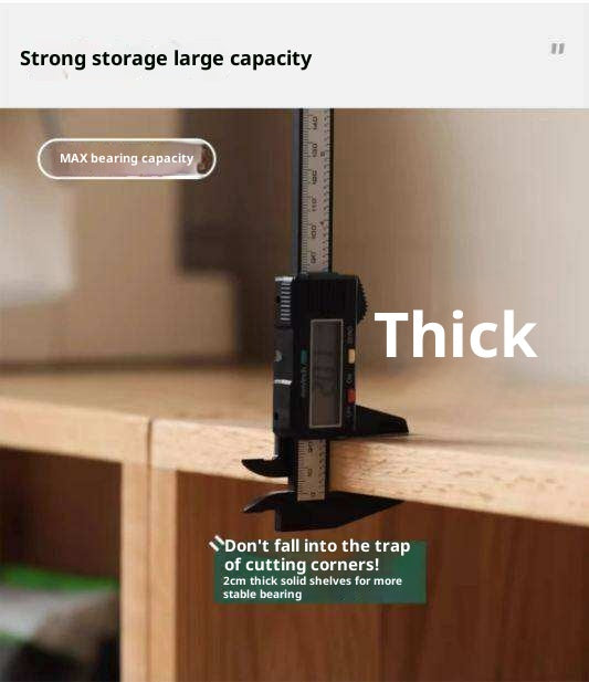 Oak, Solid Rubberwood, Ash Solid Wood Bookcase Free Combination Low Cabinet Floor-Standing Bookshelf