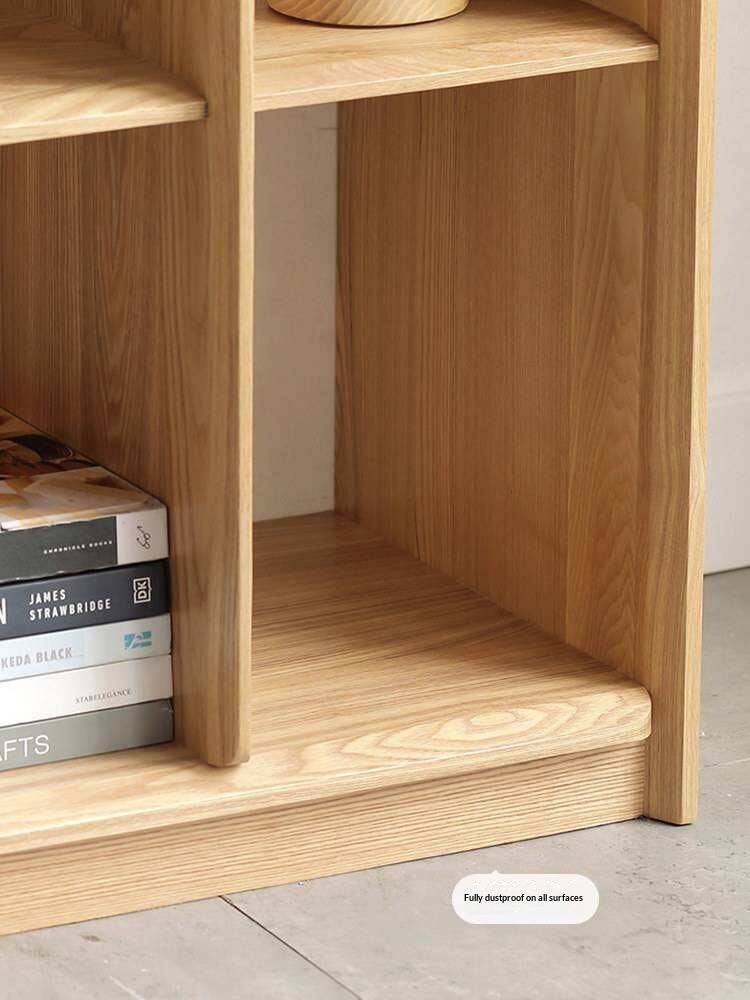 Ash Solid Wood Combination Bookcase Bookshelf<