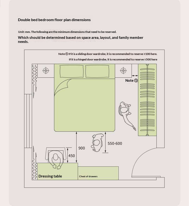Oak Solid Wood Box Bed — Modern Minimalist Design