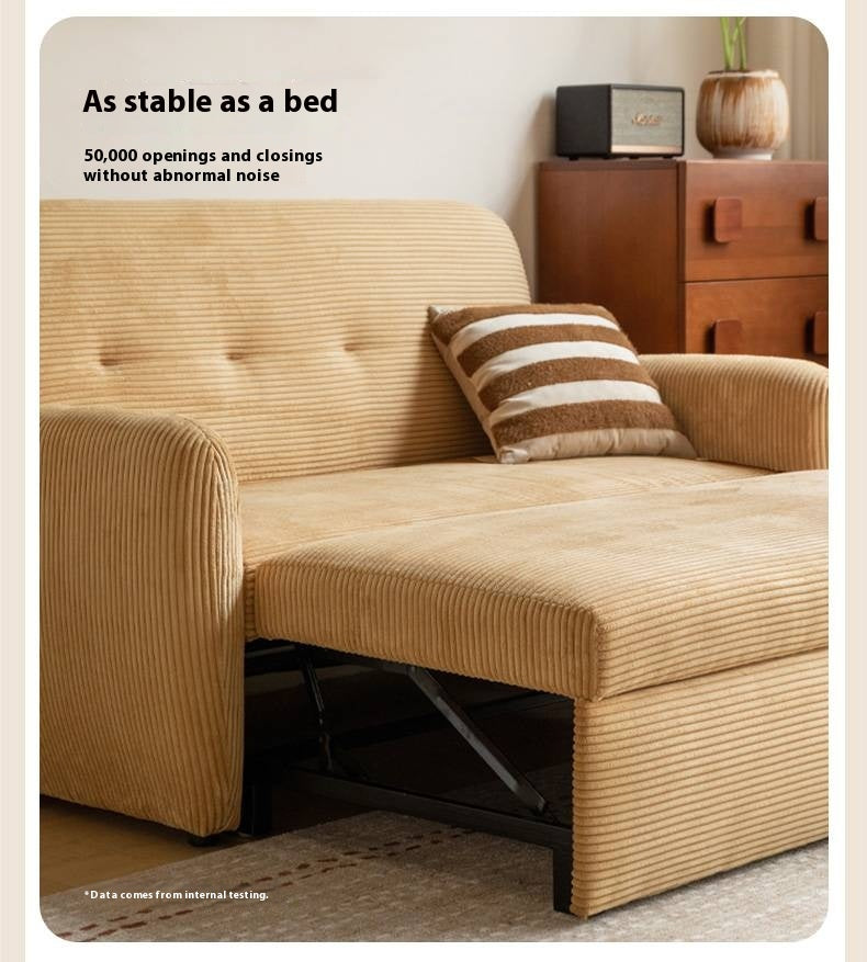 Fabric Retractable Modern Sofa Bed