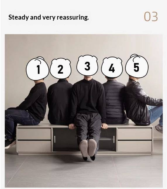 Tulipwood Solid Wood Modern Minimalist Floor Standing TV Stand