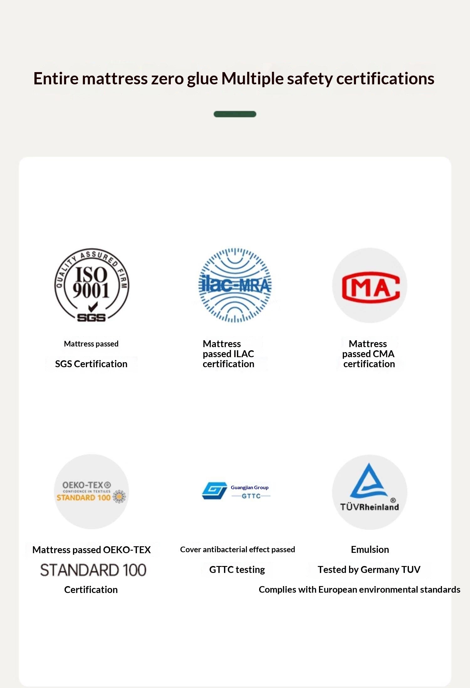 Zero-Glue Coconut Fiber Lumbar Support Firm Mattress — Removable, Washable, Latex Thin Mattress