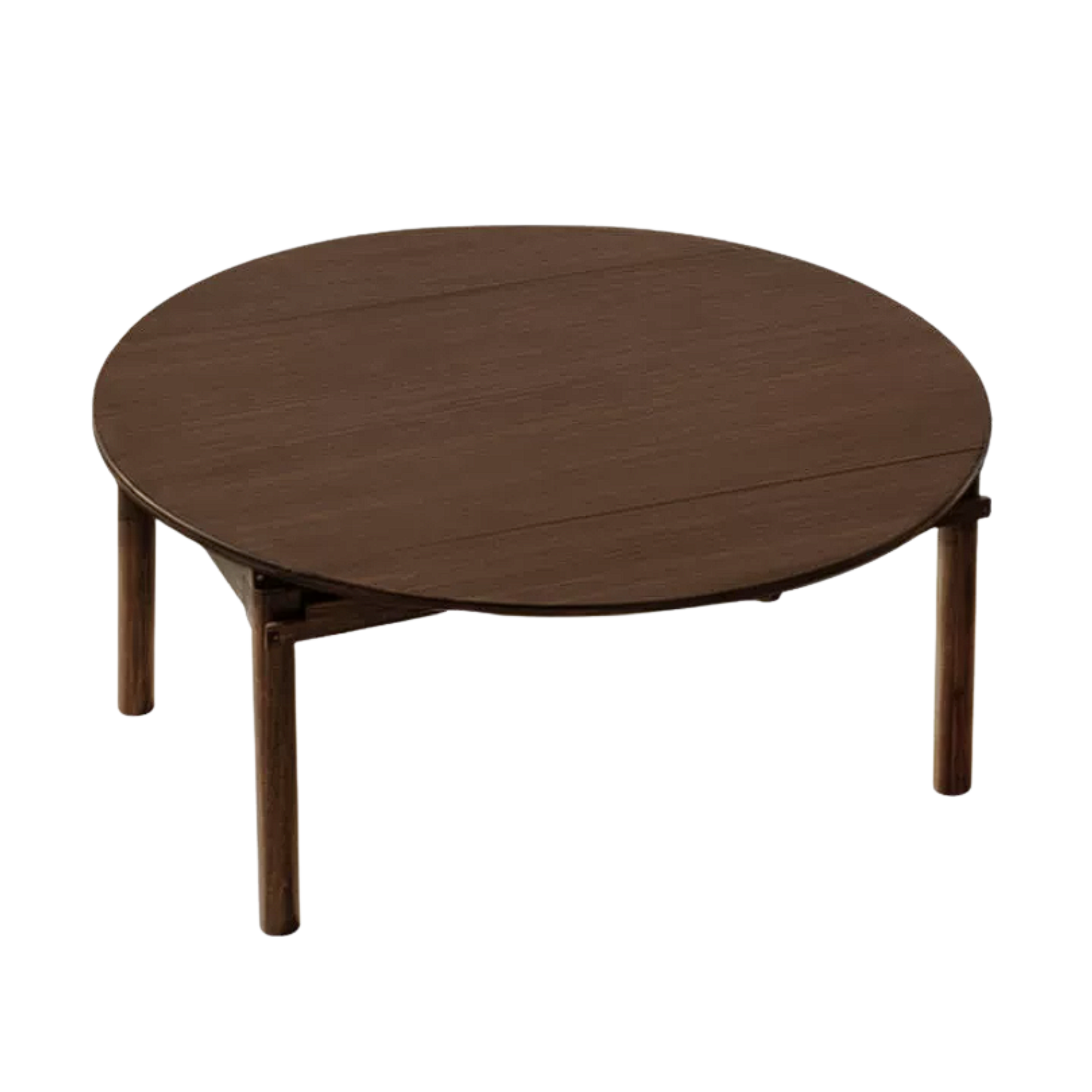 Black Walnut, Ash, Oak, Golden Pearwood Folding Dining Table