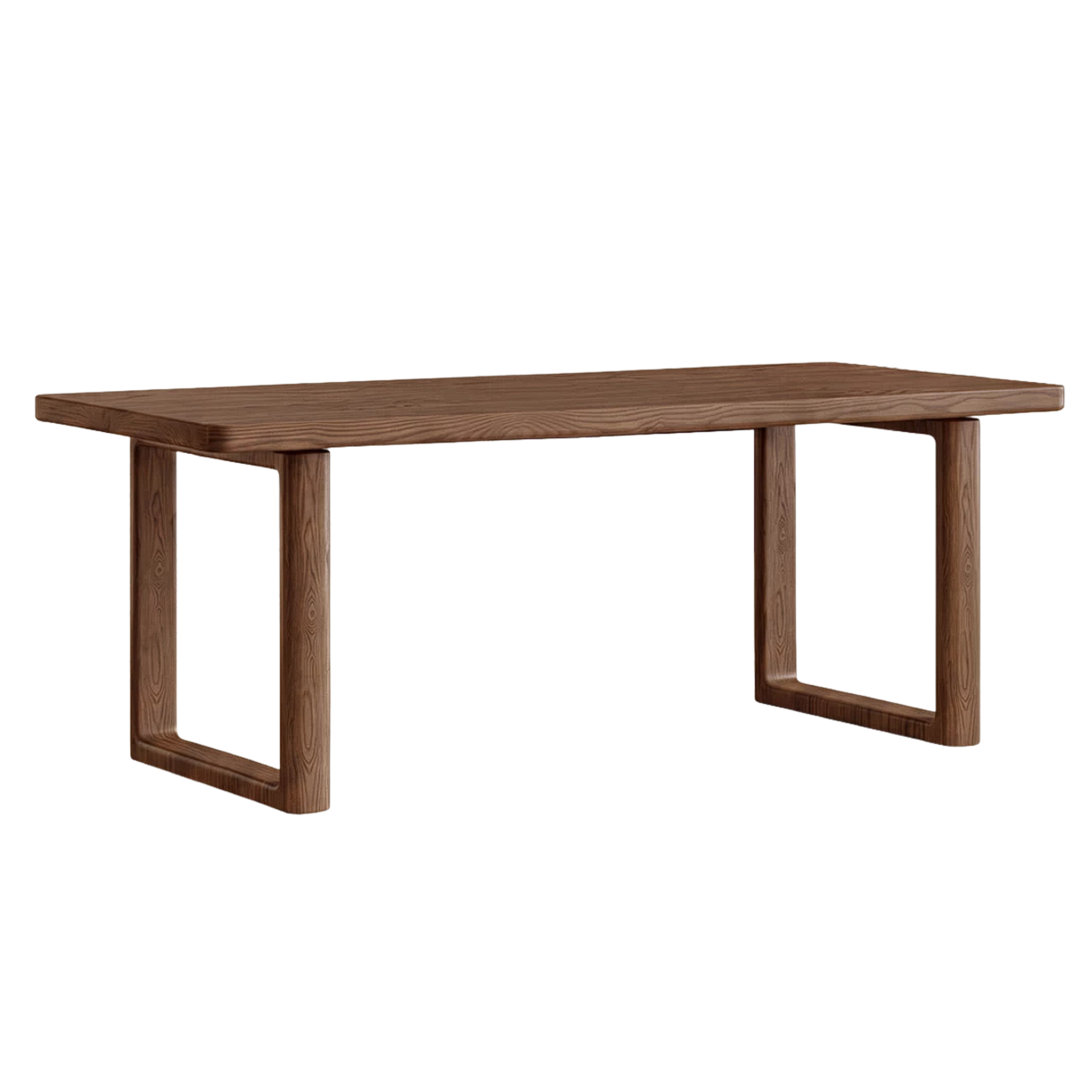 Black Walnut, Golden Pear, Ash Solid Wood Large Board Dining Table