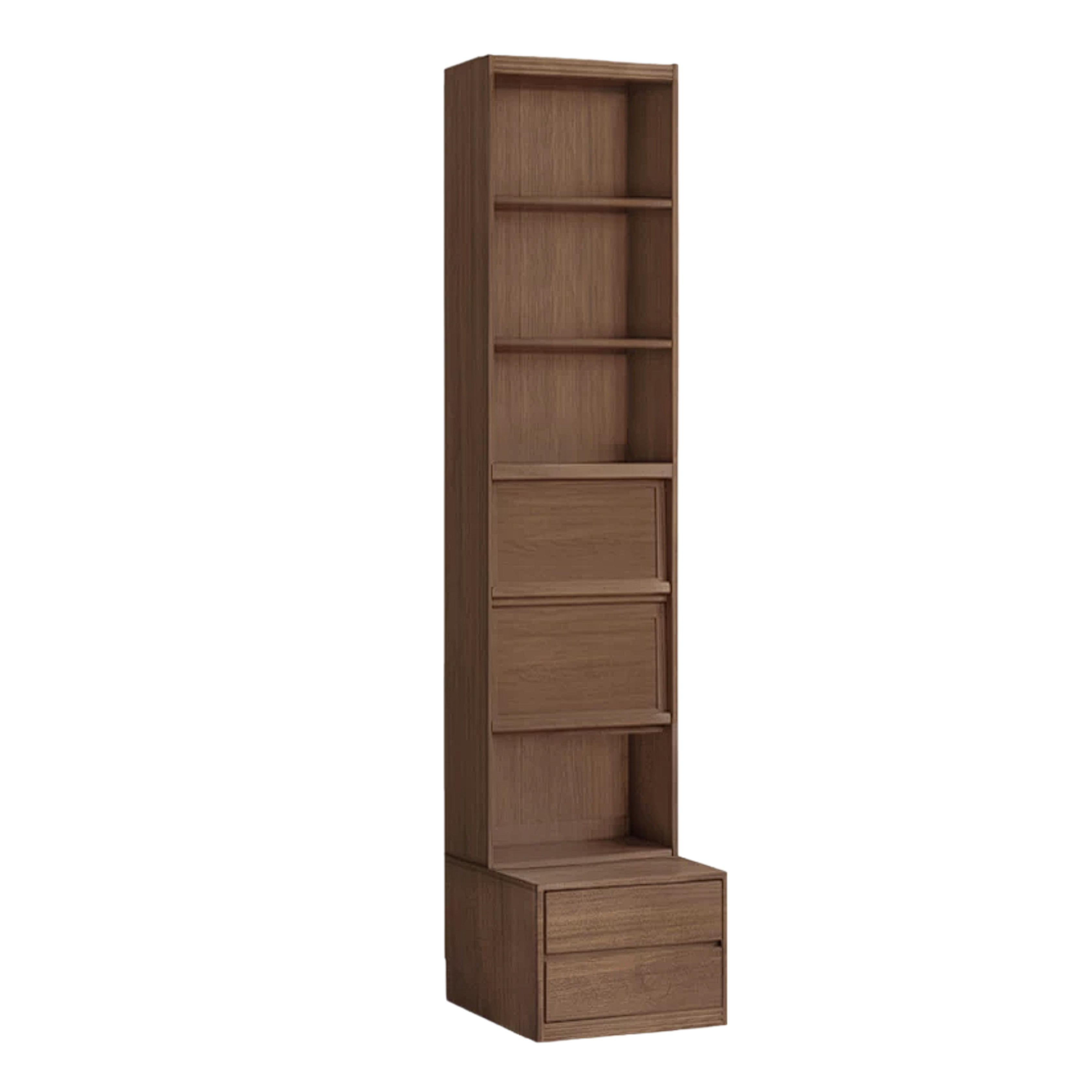 Sandalwood, Oak, Ash Solid Wood Combination Bookcase