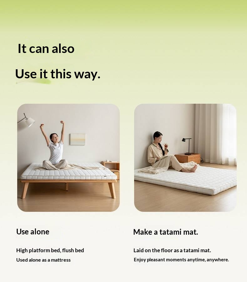 Zero-Glue Thin Mattress — Bubble Spring Support, Hard Mattress