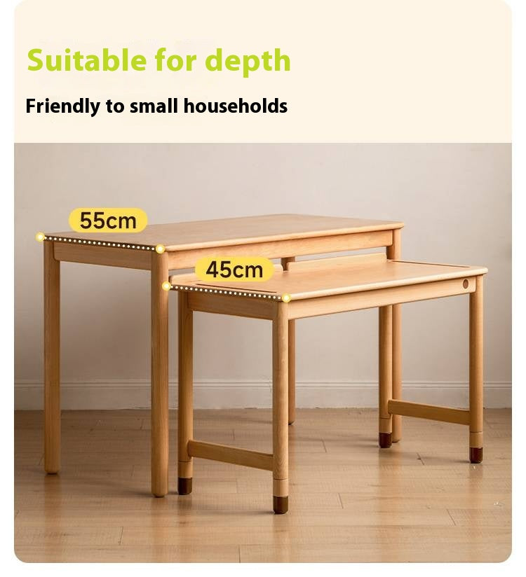 Beech Solid Wood Children's Learning Desk.