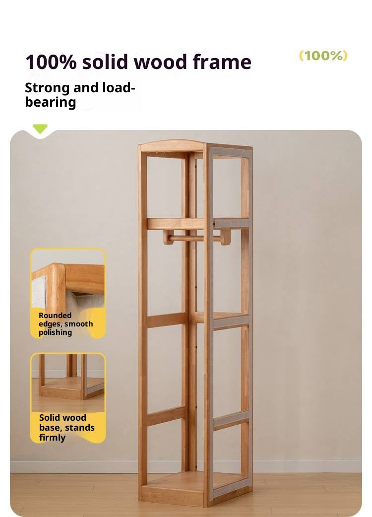 Birch Solid Wood Kids Wardrobe