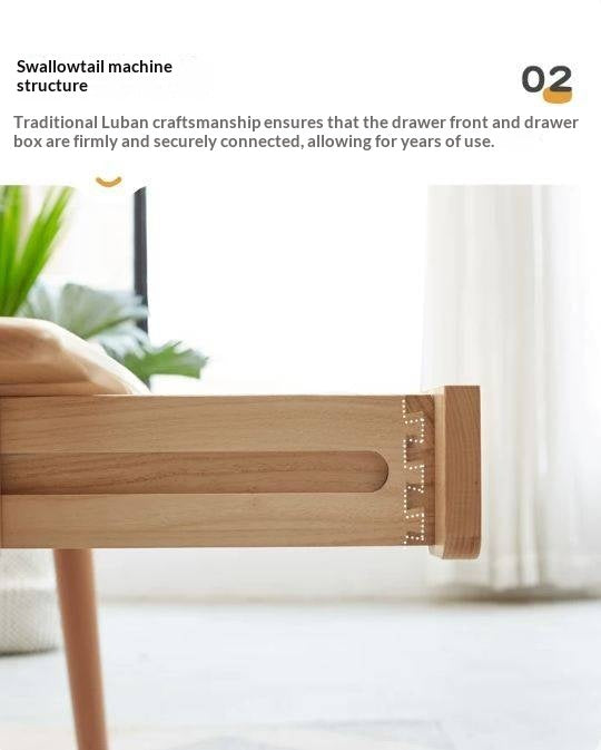 Beech Solid Wood Coffee Table