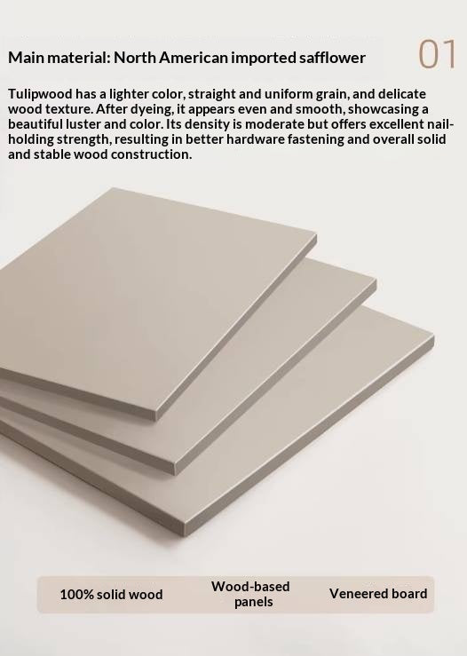 Poplar Solid Wood Italian Style Side Cabinet