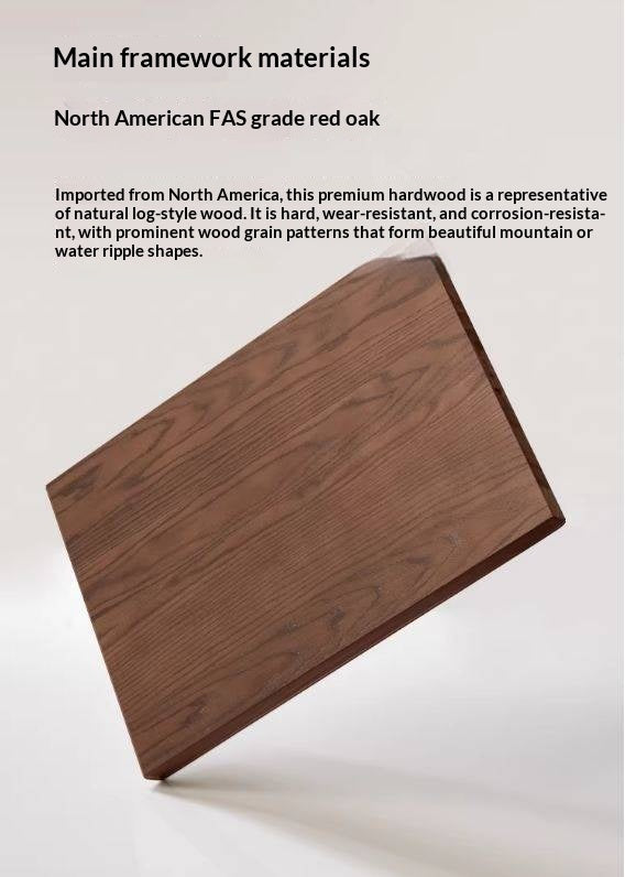 Oak Solid Wood Rope Weave Lounge Chair, Danish Mid Century Scandinavian Accent Chair