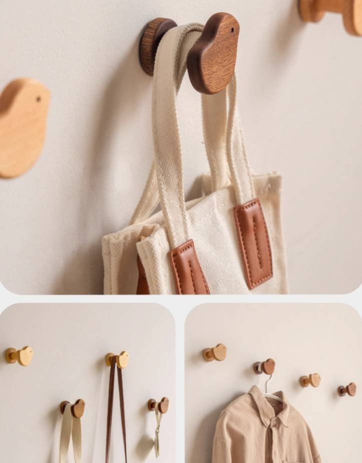 Beech Solid Wood Entry Door Porch Hanger