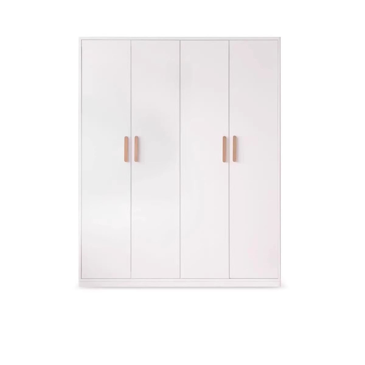 Pine Solid Wood Wardrobe Cream Style.