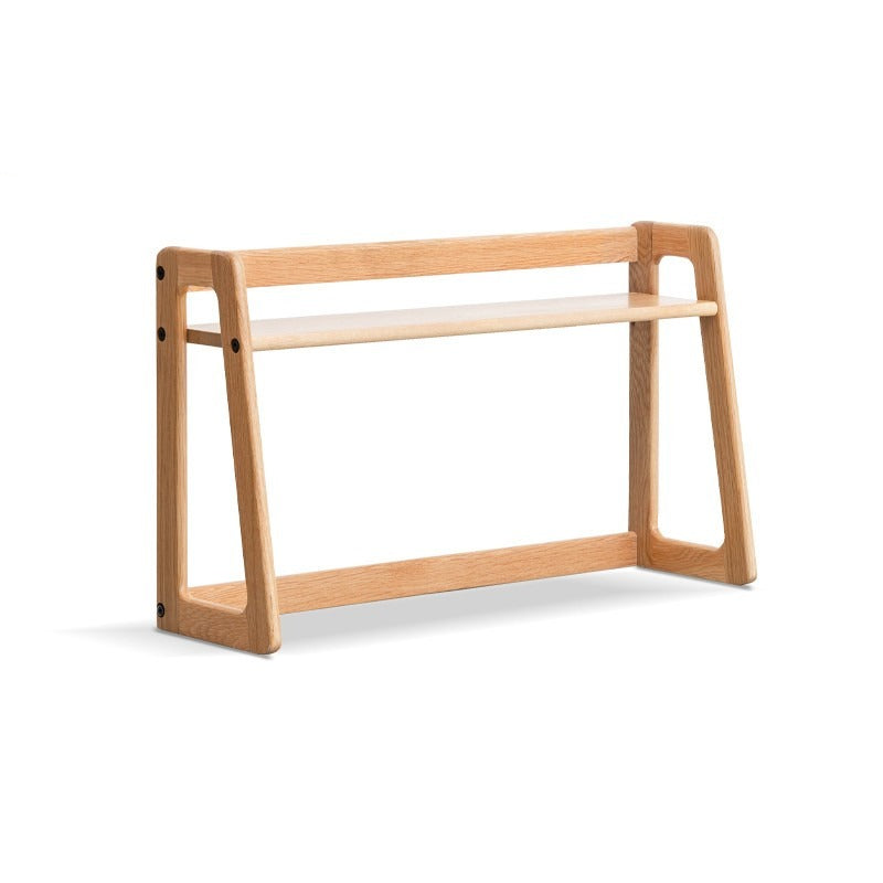 Oak solid wood desk shelf +
