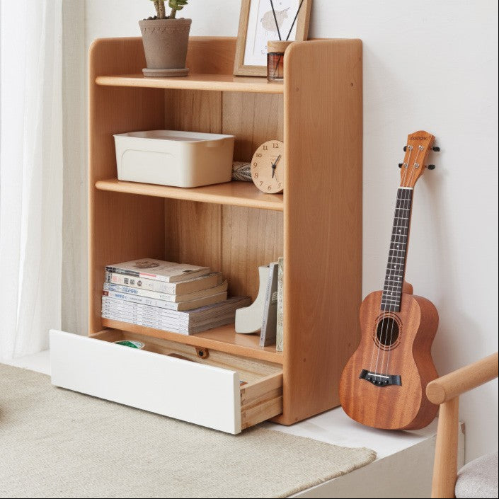 European Beech Solid Wood Bay Modern Tatami Side Cabinet