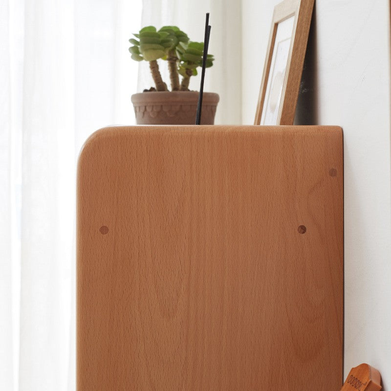 European Beech Solid Wood Bay Modern Tatami Side Cabinet