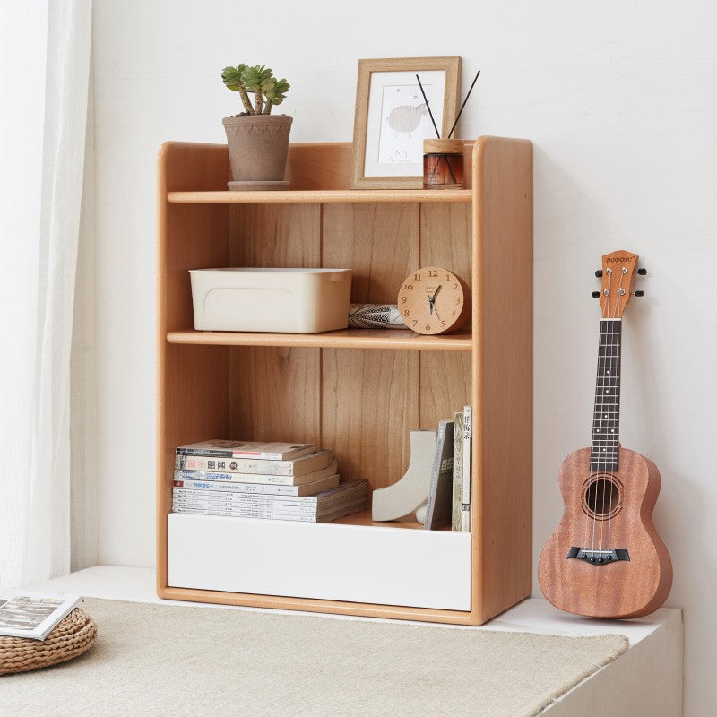 European Beech Solid Wood Bay Modern Tatami Side Cabinet
