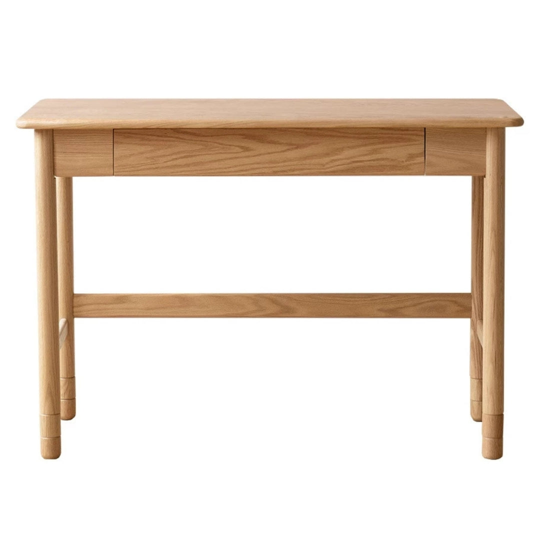 Oak Solid Wood Lifting Study Table Narrow Kids Desk