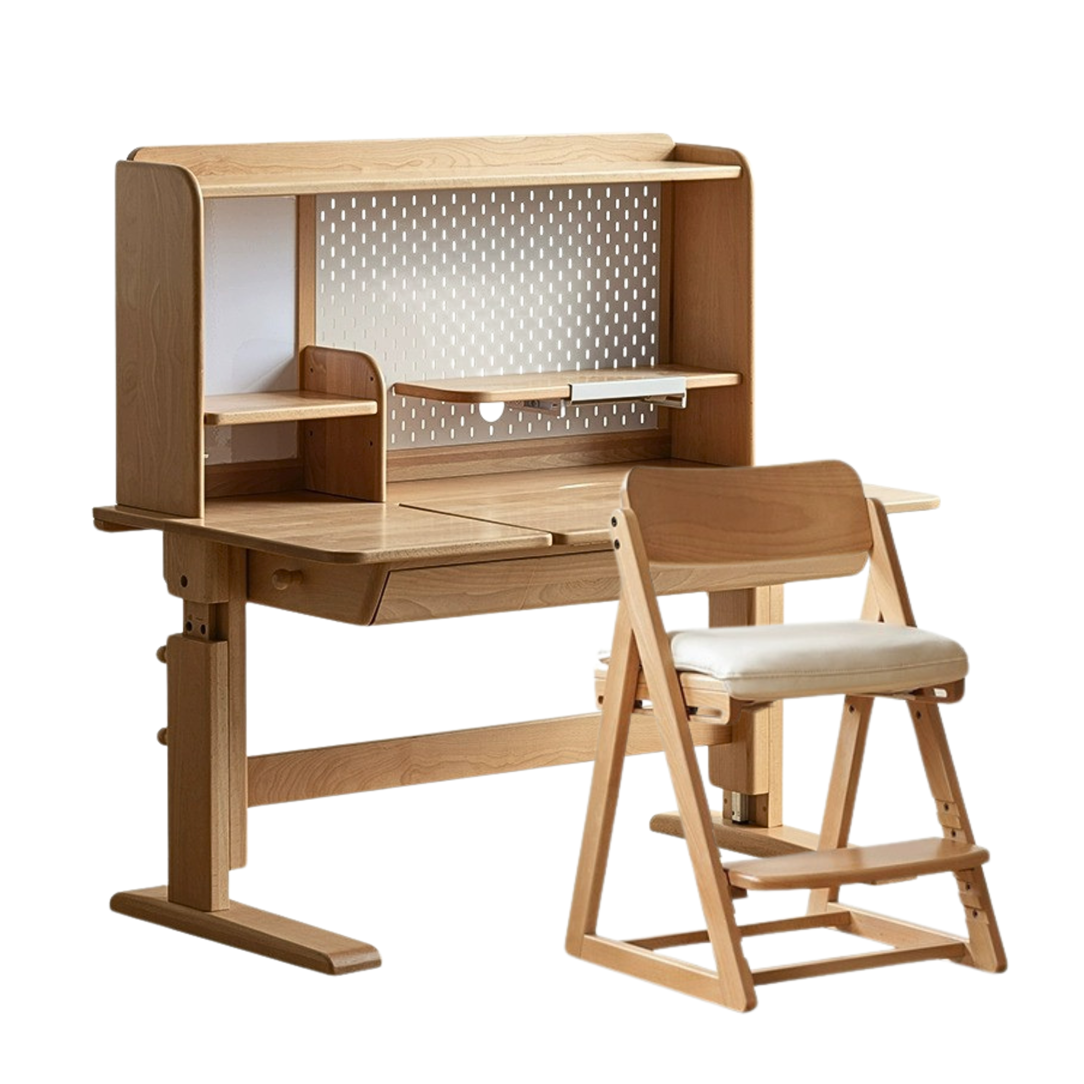 Beech Solid Wood Lifting Kids Table