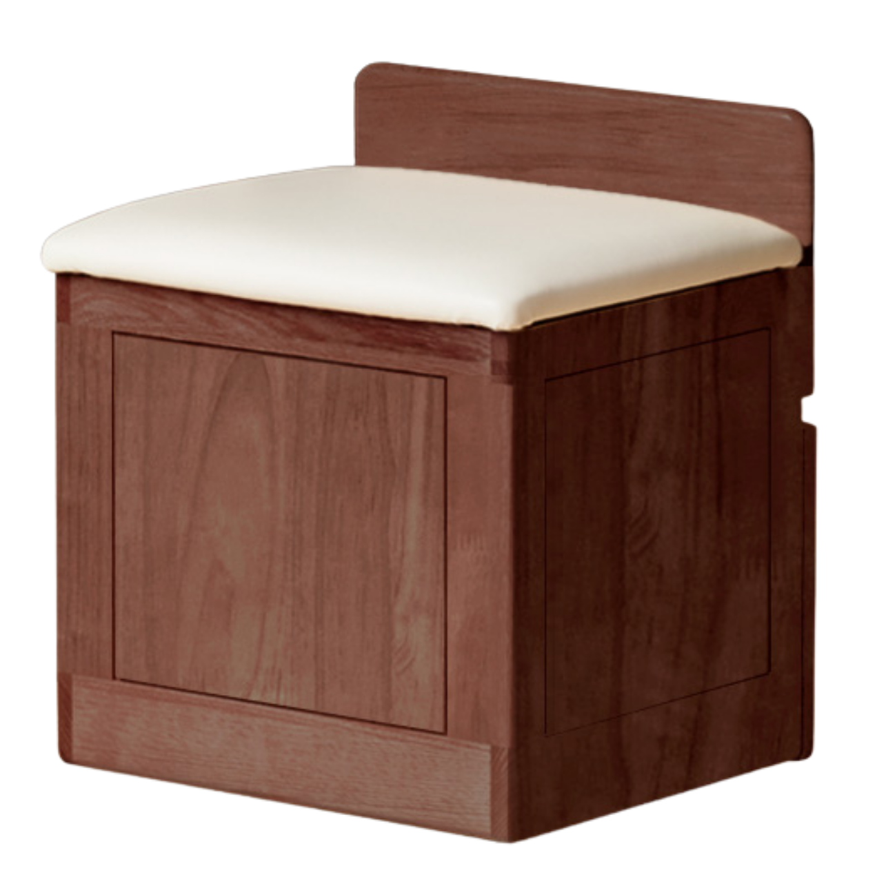 Oak, Solid Rubberwood Modern Vanity Table