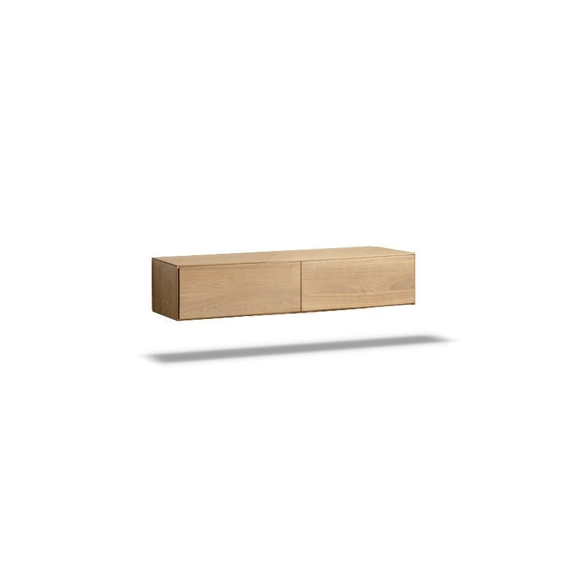 Solid Wood TV Cabinet Hanging LED lights"+