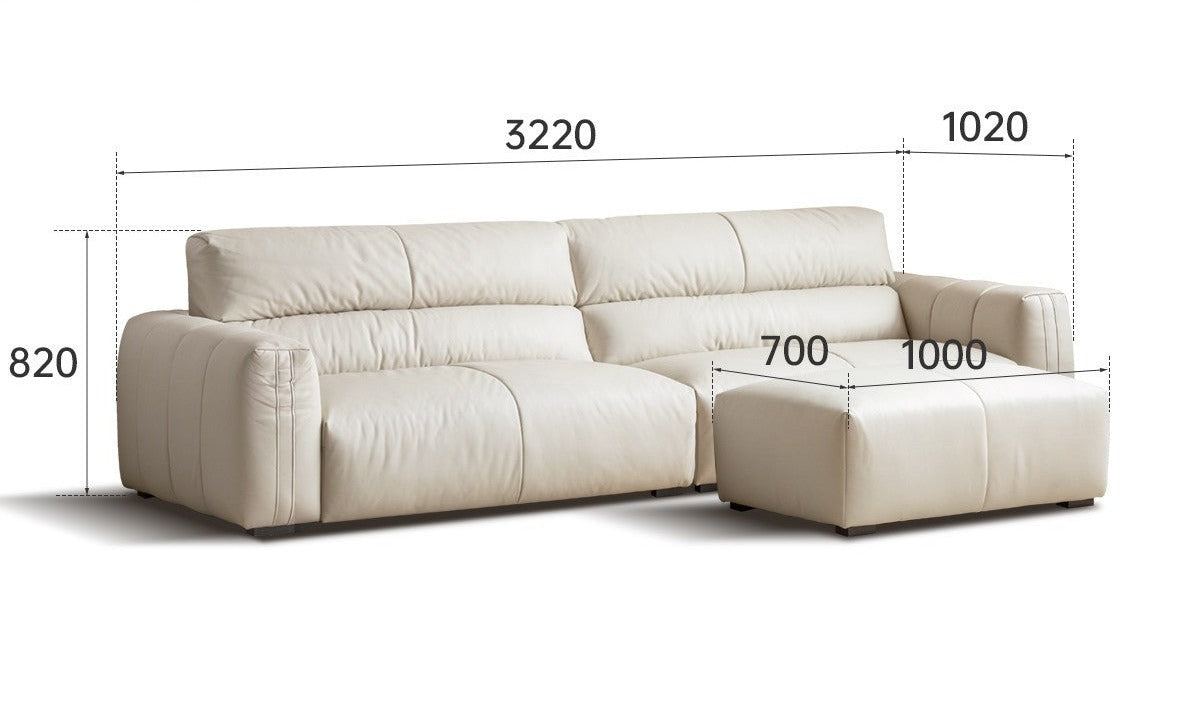 Technology cloth sofa cream style"