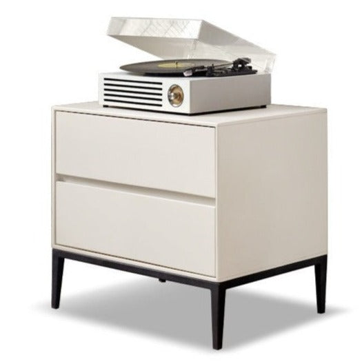 Poplar Solid wood TV side cabinet Bedside table Italian style"