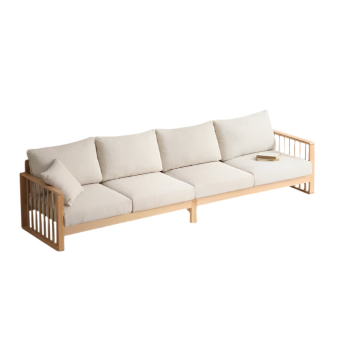 Ash Solid Wood Corner Modern Simple Sofa.