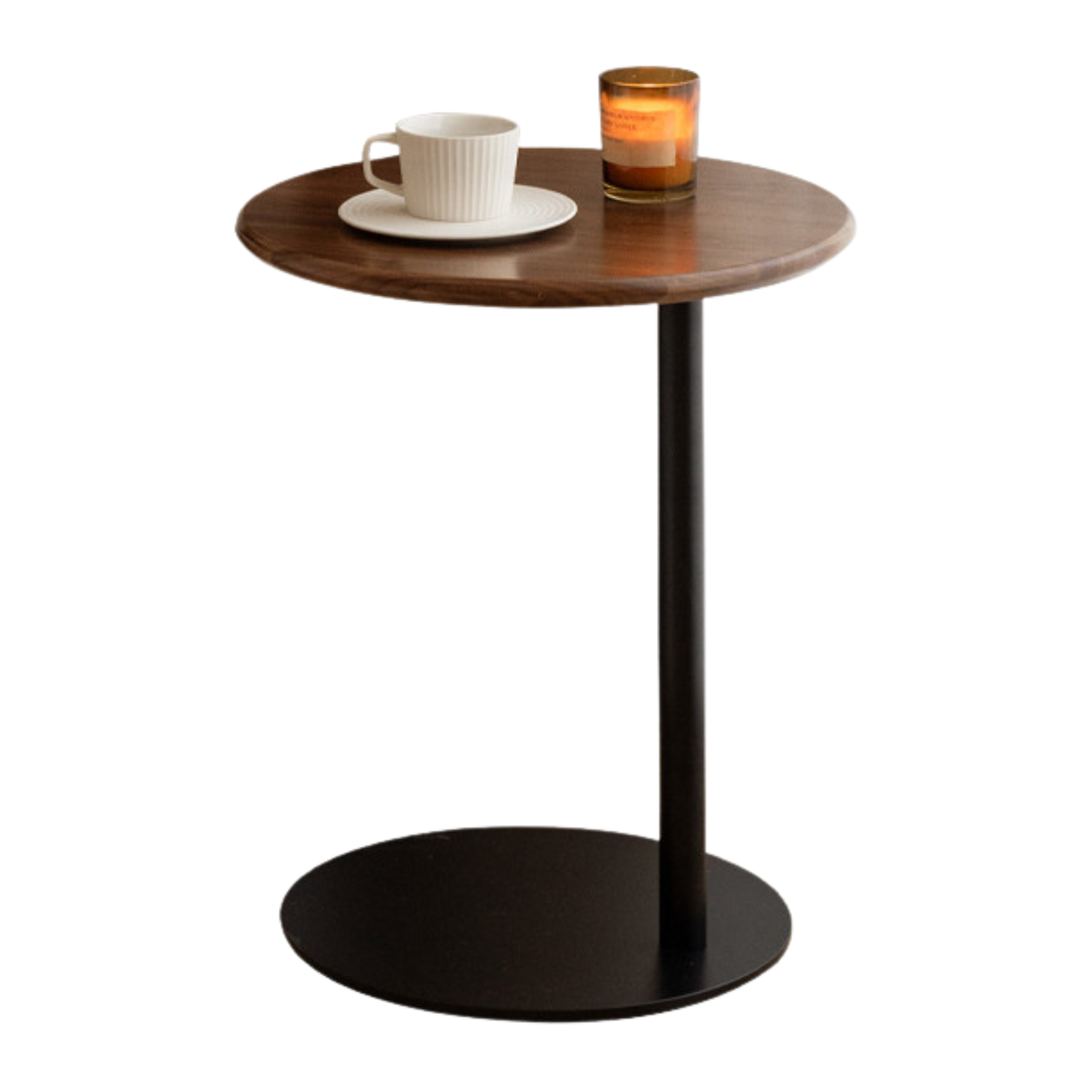 Black Walnut, Oak Solid Wood Side Table Modern