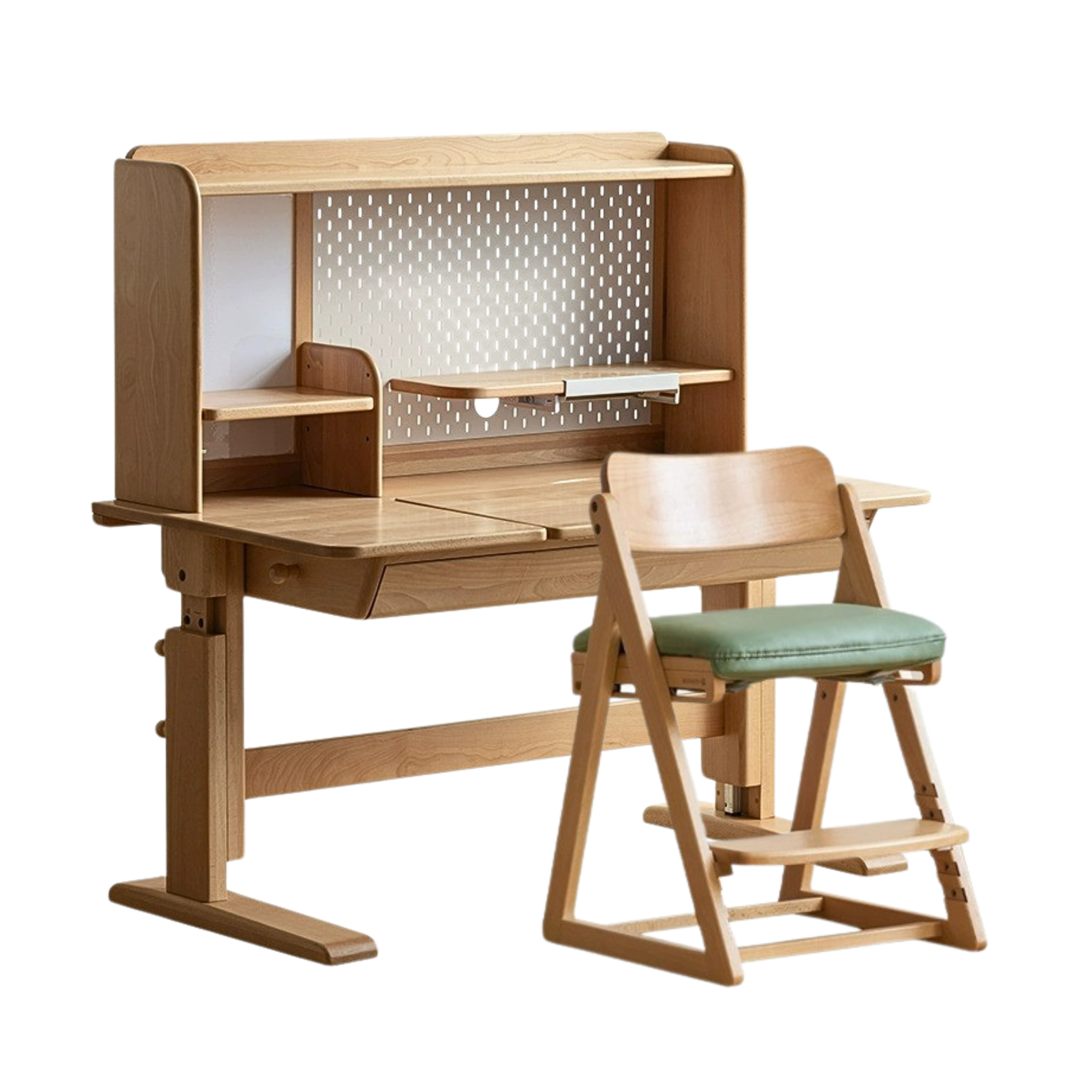 Beech Solid Wood Lifting Kids Table