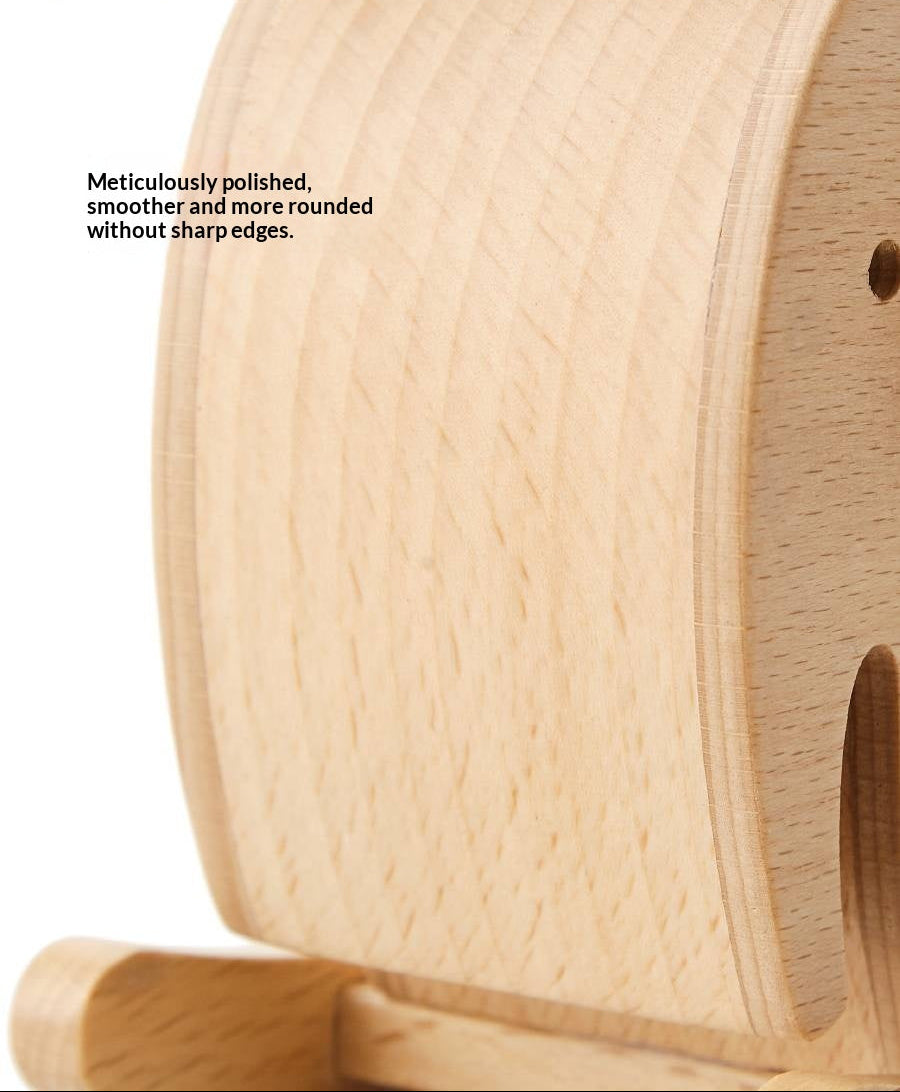 Beech, Black Walnut Solid Wood Elephant Pen Holder