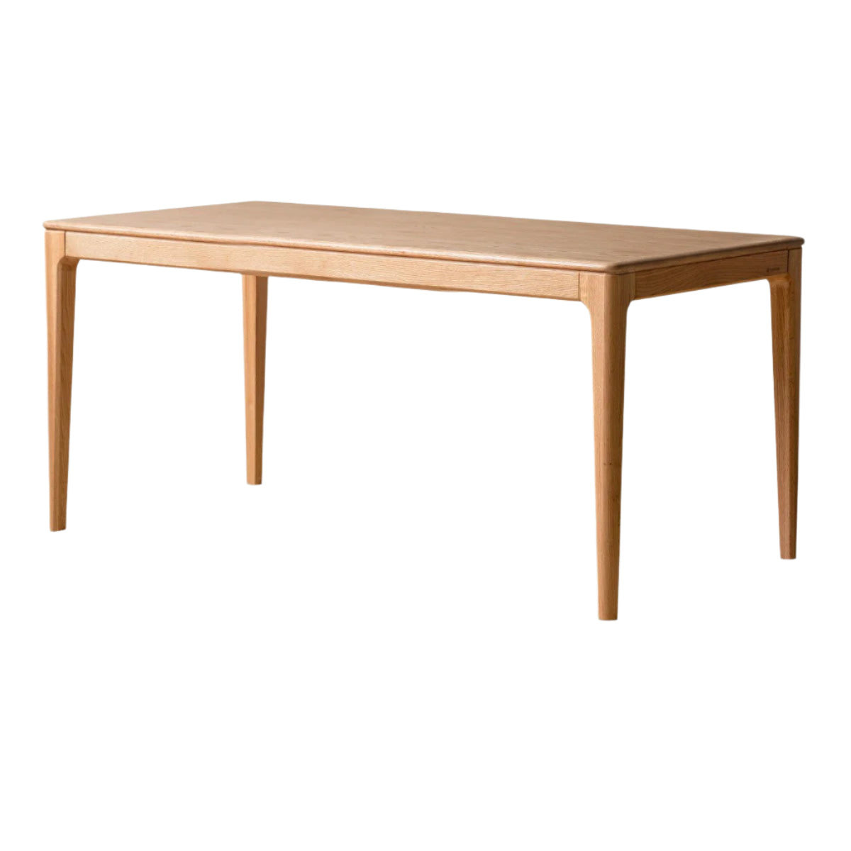 Oak, Ash Solid Wood Log Style Rectangular Dining Table