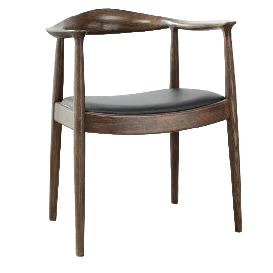 Ash Solid Wood Nordic Style Presidential Chair