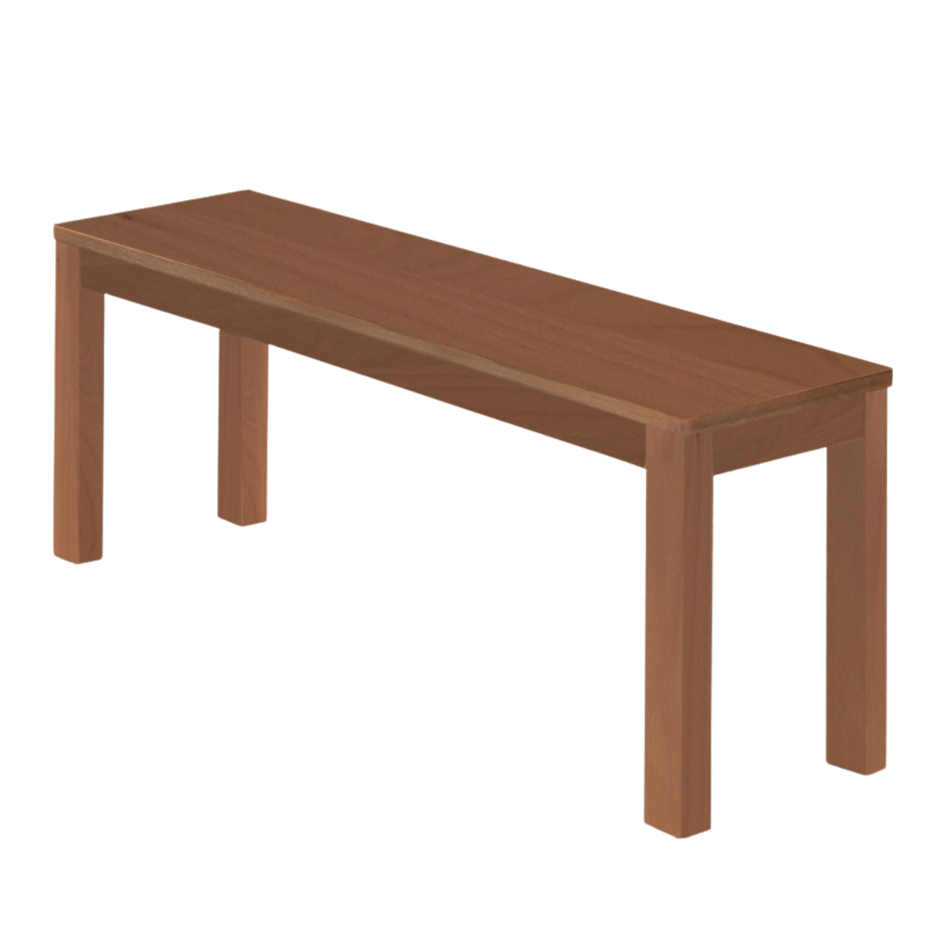 Ash, Oak, Beech, Solid Rubberwood Wide Seat Bench