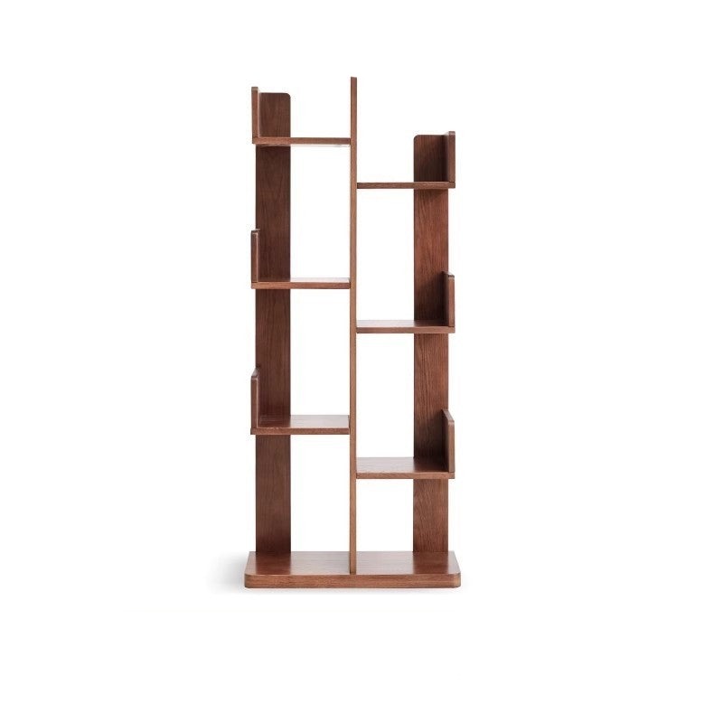 Oak Solid Wood Floor-Standing Bookshelf