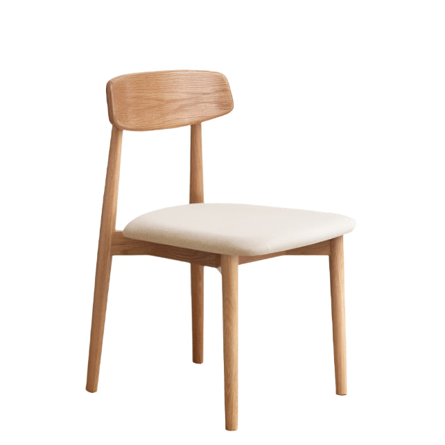 4 pcs set - Black Walnut, White Ash, Ach, Oak, Cherry, Solid RubberWood Dining Chair