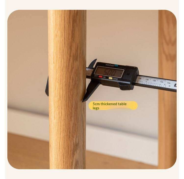 Oak Solid Wood Minimalist Kids Study Desk