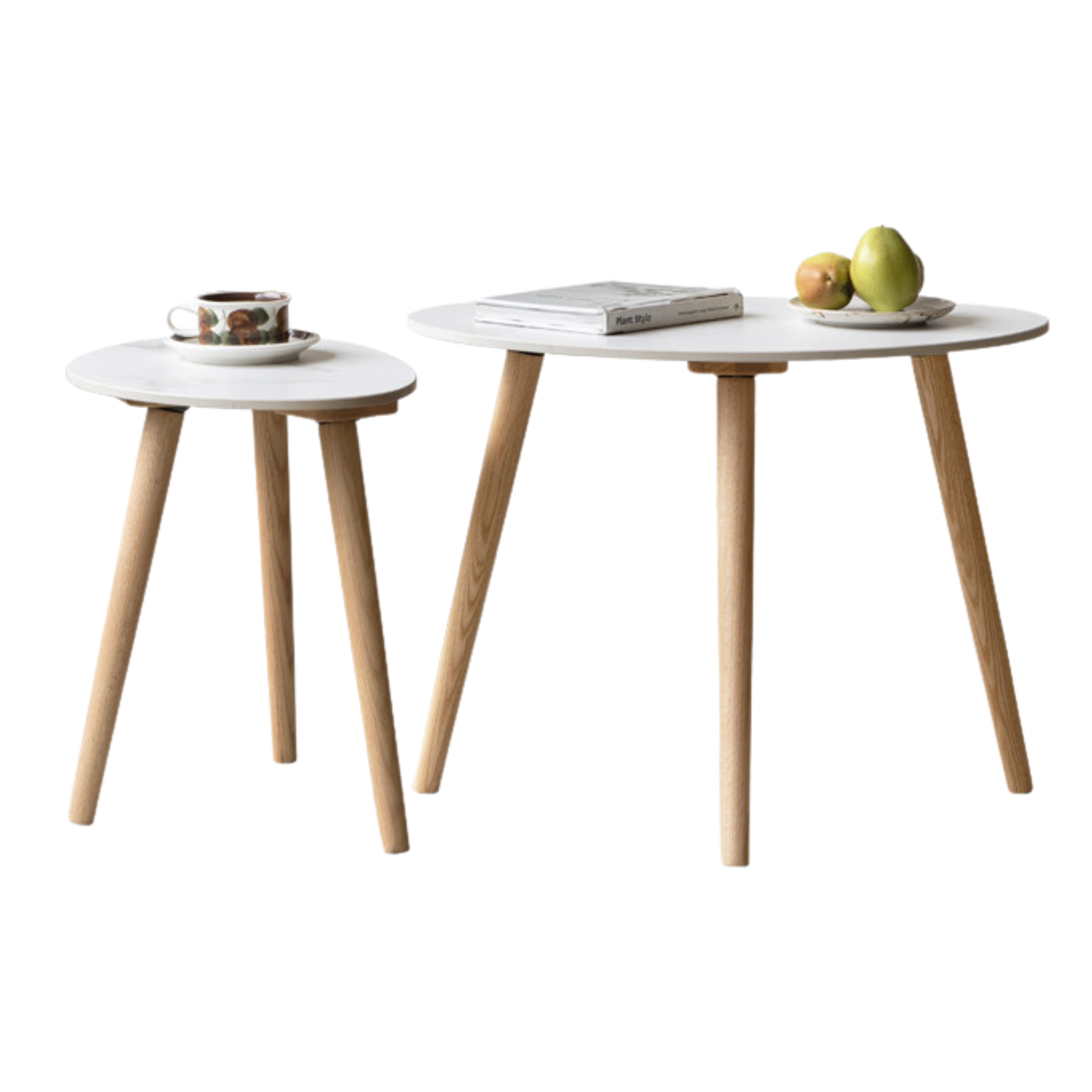 Oak Solid Wood Combination Shape Side Table