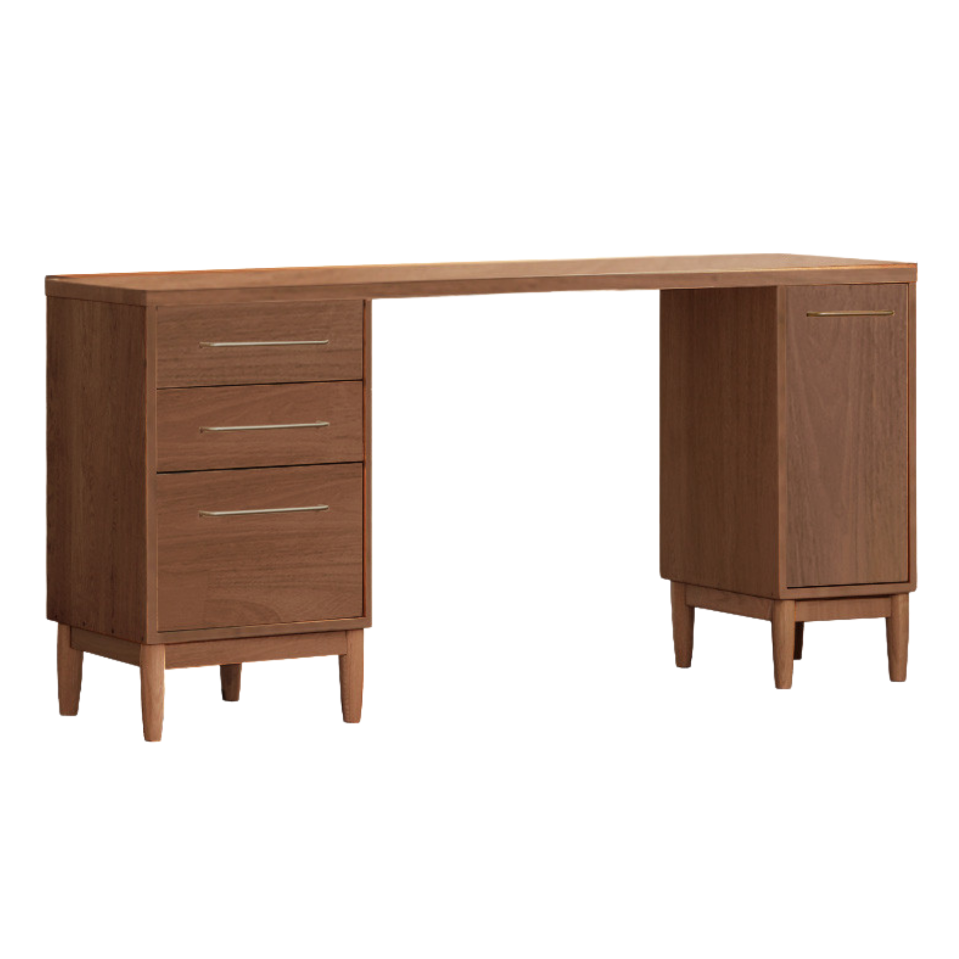 Cherry, Oak Solid Wood, Solid RubberWood Japanese Style Buffet Cabinet