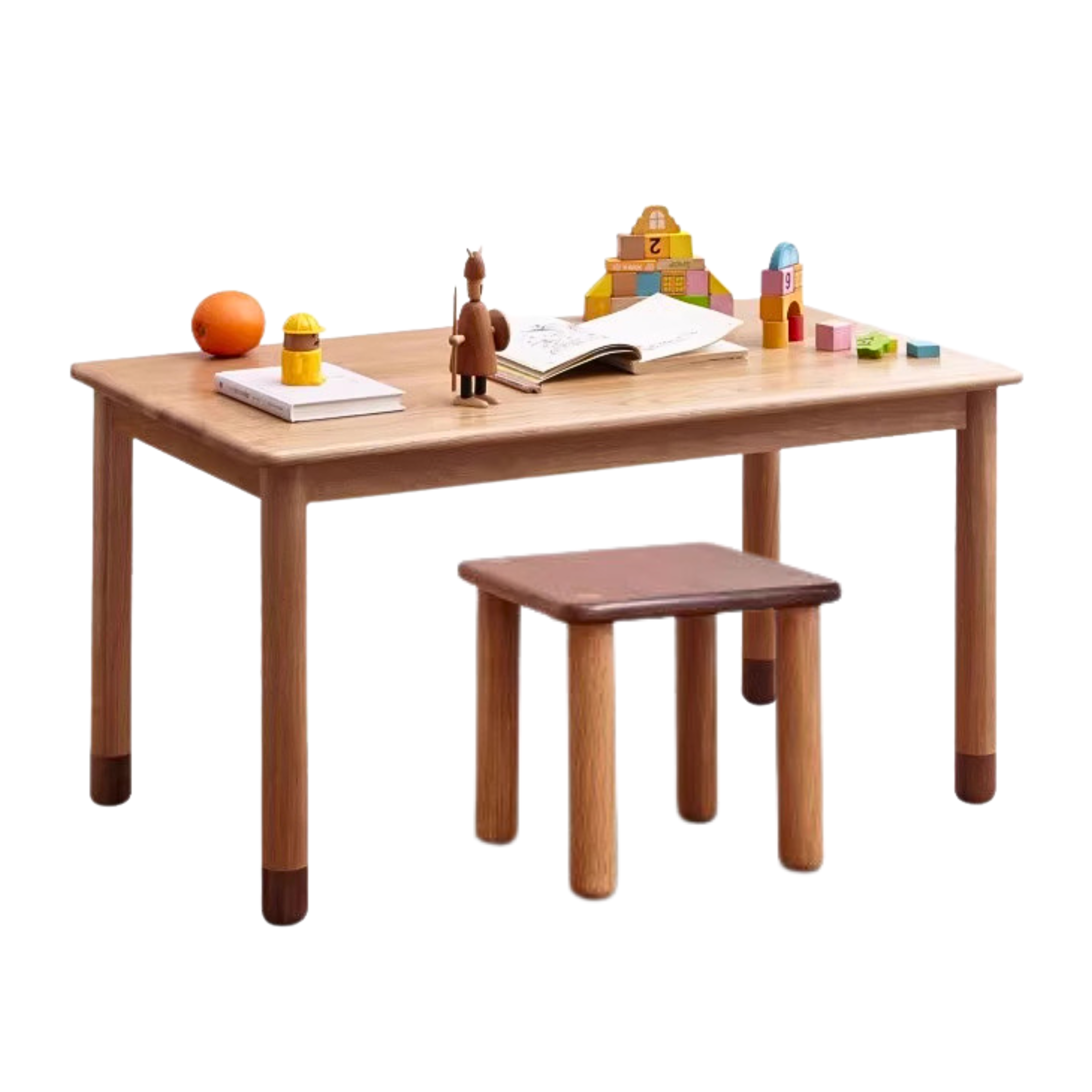 Oak Solid Wood Handmade Children's StudyTable