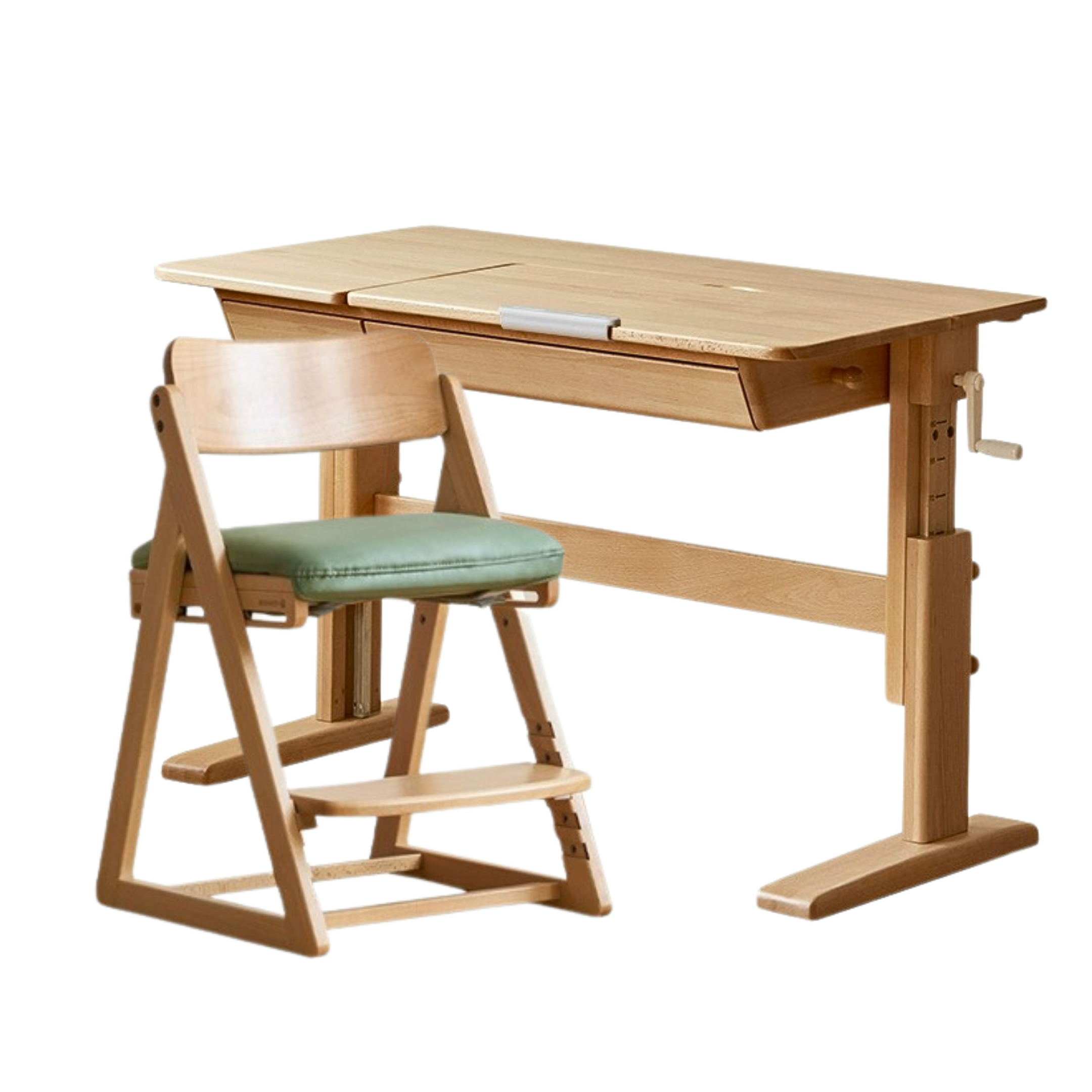 Beech Solid Wood Lifting Kids Table