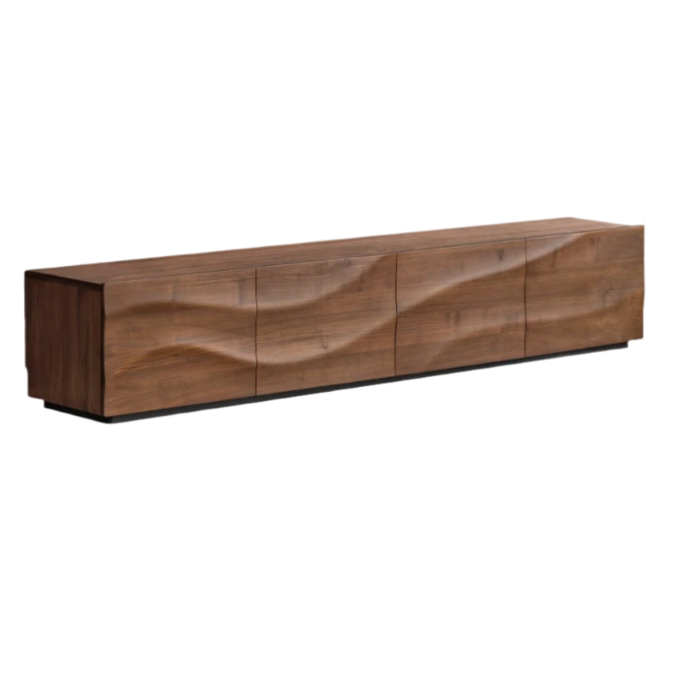 Black Walnut, Sandalwood Italian Light Luxury Style TV Stand
