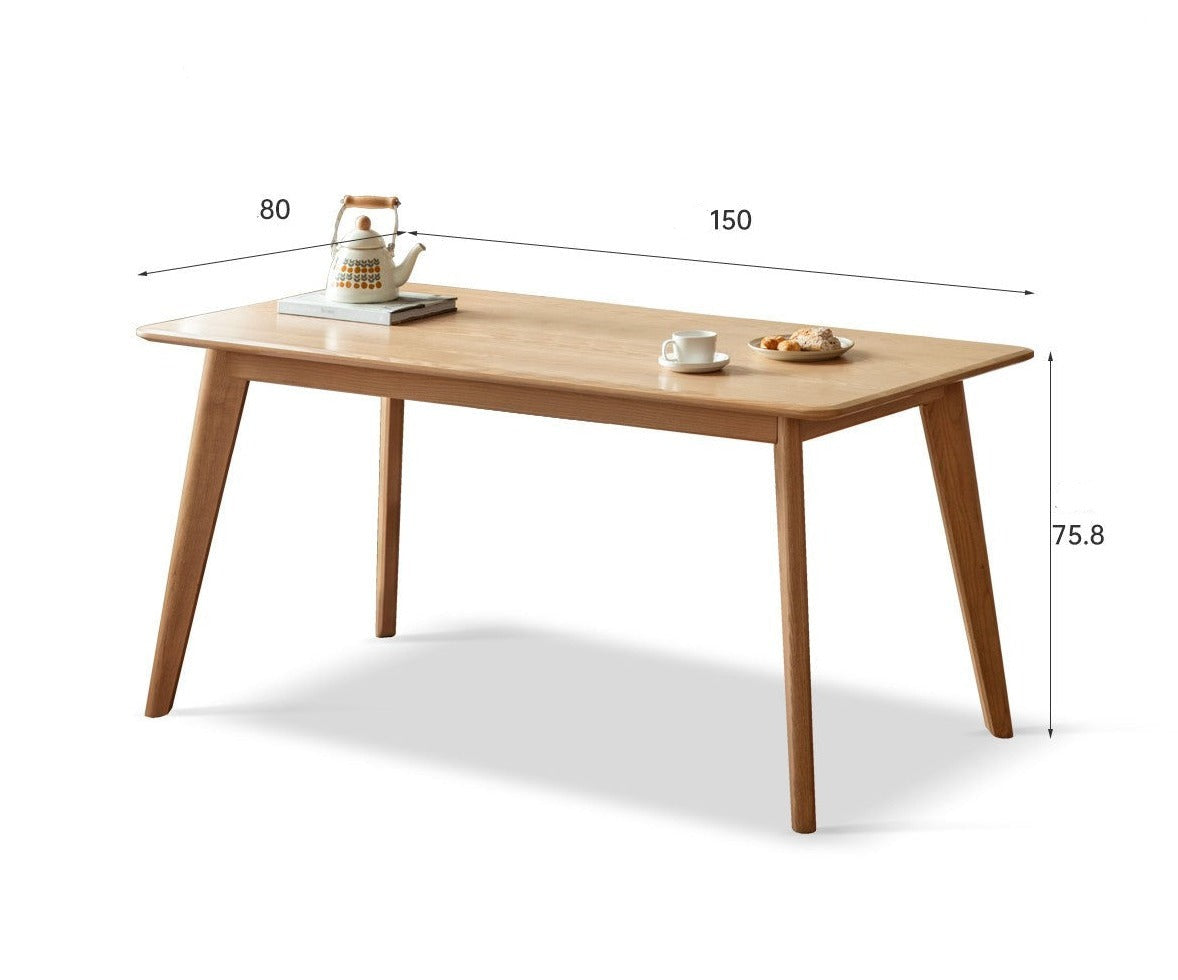 Oak, Ash Solid wood dining table "