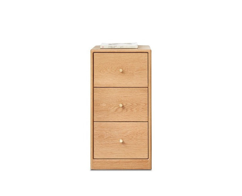Oak, Beech solid wood side cabinet, multi-functional storage+