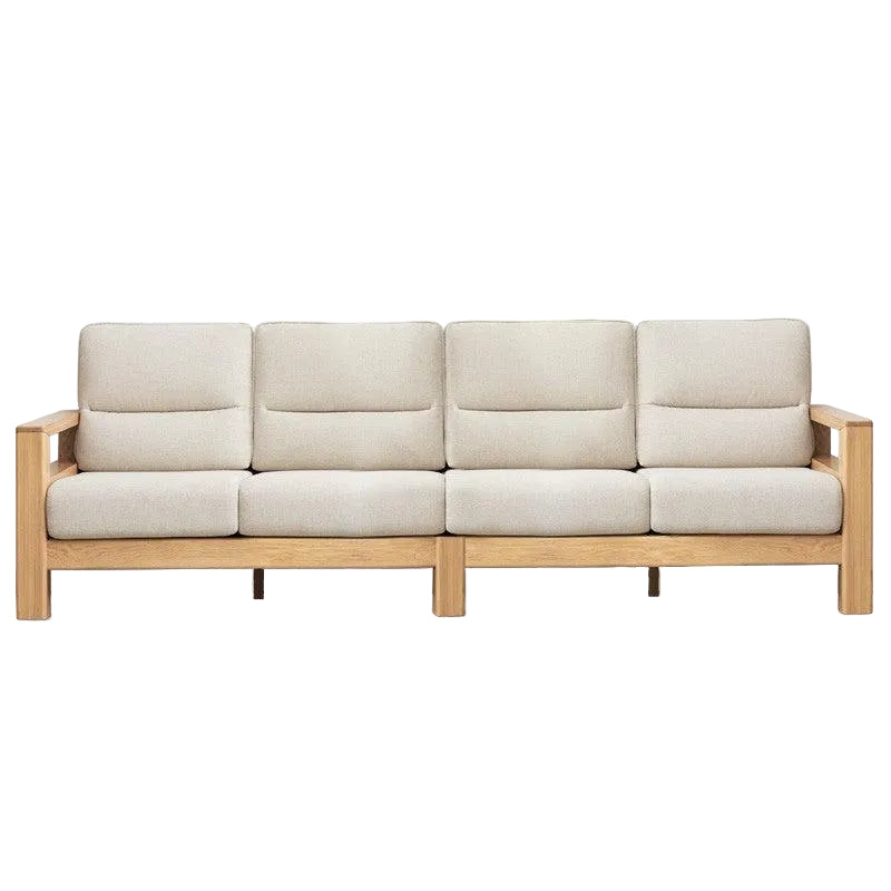 Ash, Black Walnut Solid Wood Oversized Sofa