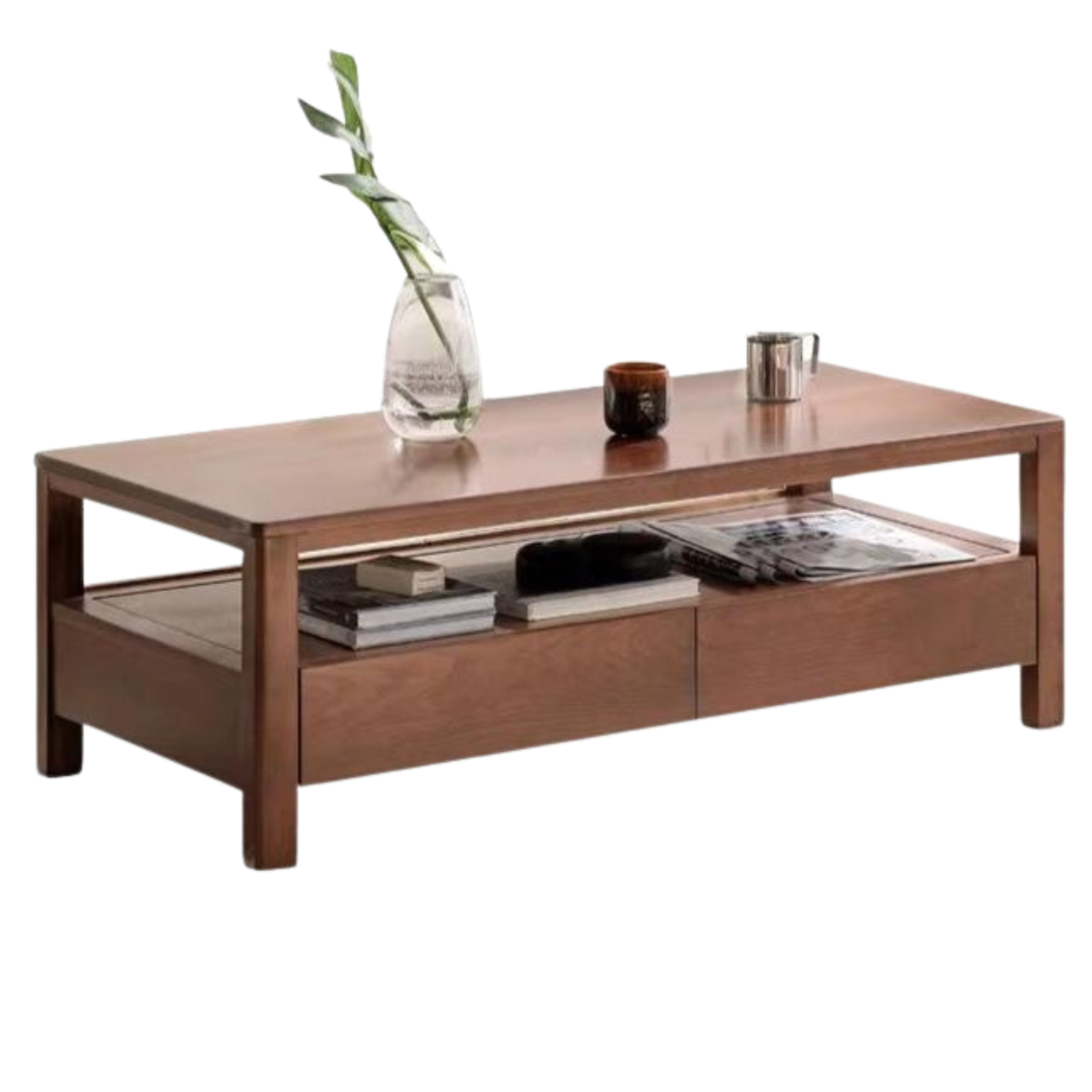 Oak, Ash Solid Wood Nordic Minimalist Modern Coffee Table