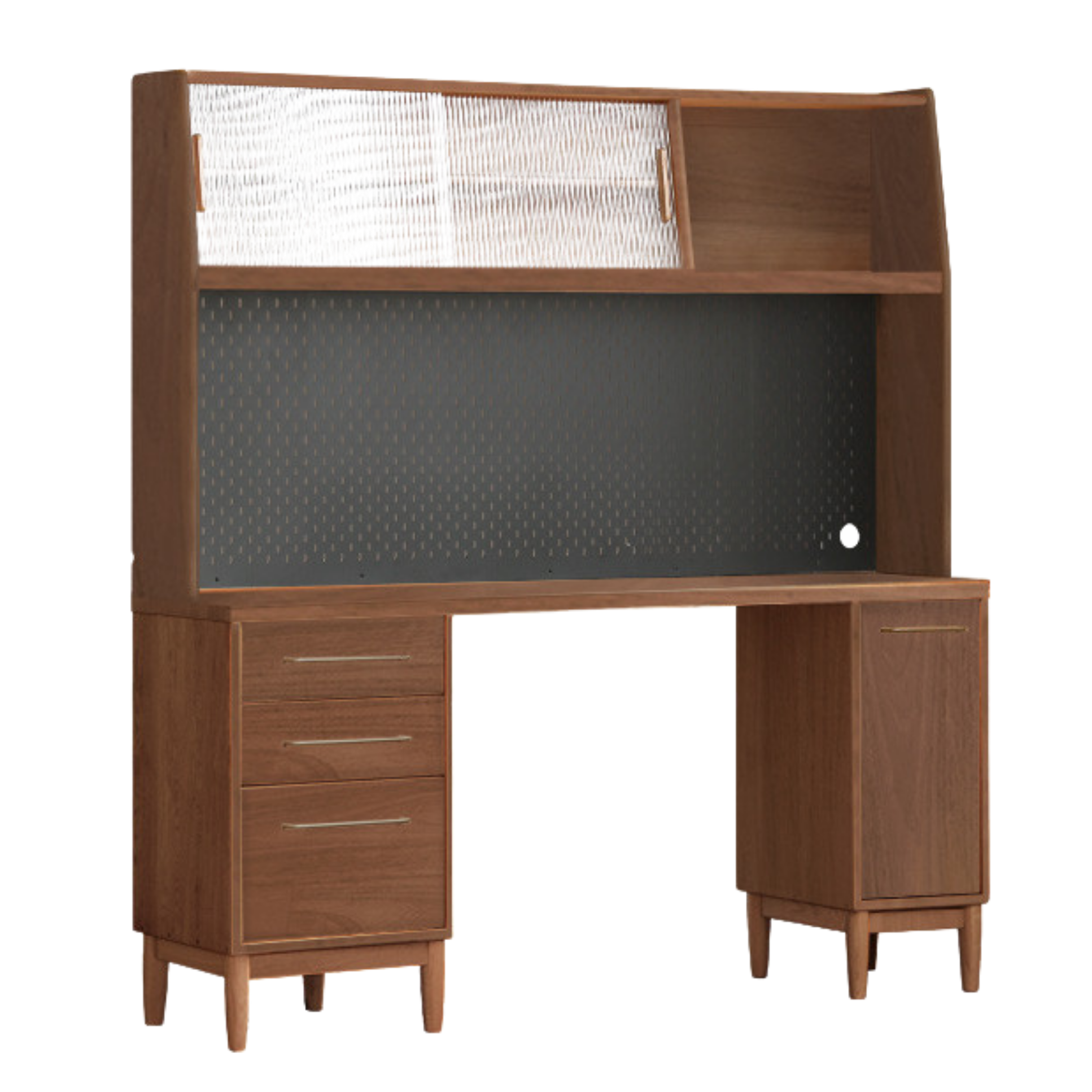 Cherry, Oak Solid Wood, Solid RubberWood Japanese Style Buffet Cabinet