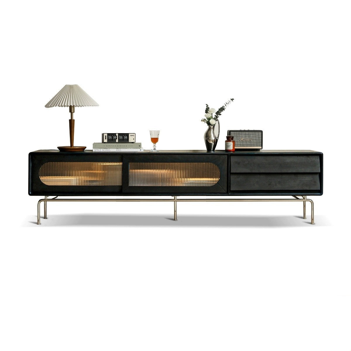 Light French Oak solid wood TV cabinet "