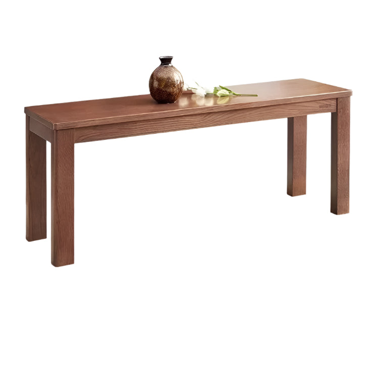 Black Walnut, Oak, Sandalwood, Ash, Solid Rubberwood Nordic Long Bench